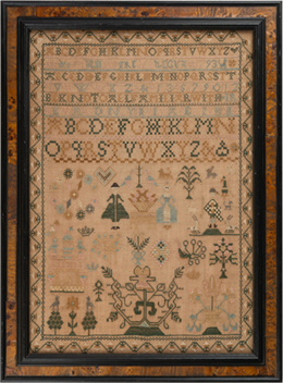 Current Selections of Antique Samplers (click image for more ...